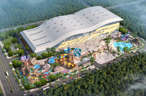 kasus perusahaan terbaru tentang Taman air indoor & outdoor Wuhan dengan luas 60000m2