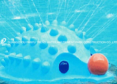 Fiberglass Water Playground Equipment Hedgehog Spray Product For Amusement Park
