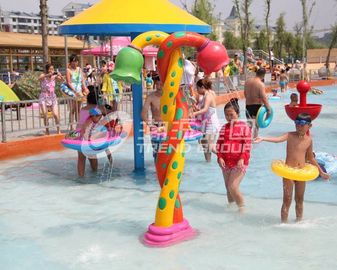 Colorful Fiberglass Spray Water Equipment For Children / Kids Customized Products