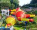 Commercial Trumpet Fiberglass Water Slides For Adults / Water Park Playground