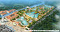 Fiberglass Resort Waterpark Project , Giant Slides Rides Projects for Water Park