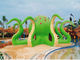 Colorful Octopus Water Playground Equipment 6100*6100*5000 For Family Recreation