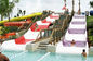 Fiberglass kids residential pool slide for water play / children water slides