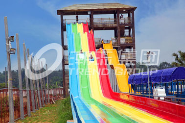 Rainbow Kustom Water Slides dari Waterpark untuk Keluarga Air Permainan