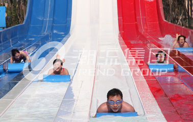 Disesuaikan Dewasa Adventure Park Fiberglass Water Slide, Slide Kecepatan Air untuk Water Park