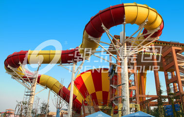 Lucu Keluarga Tornado Water Slide Permainan terbuka Playground Equipment