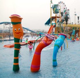 Customized Carp Carton Spray Park Taman Aqua Peralatan Untuk Anak-anak / Anak-anak Menyenangkan