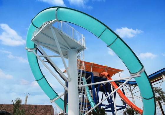 Fiberglass Water Slides Disesuaikan Galvanisasi Panas