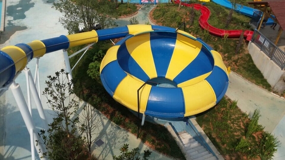 Slide Air Serat Kaca Untuk Hiburan Ekstrim Dengan Space Bowl HT-11