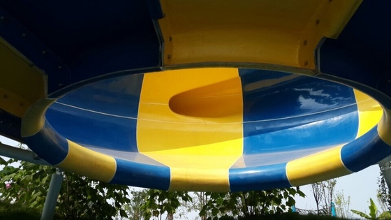 Slide Air Serat Kaca Untuk Hiburan Ekstrim Dengan Space Bowl HT-11