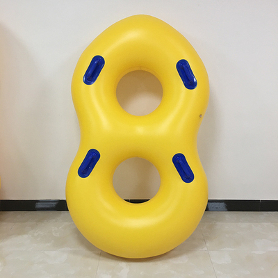 Tabung inflatable PVC aksesoris taman air Daya tahan tinggi