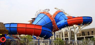 Terbaru Amusement Waterpark Peralatan Raksasa Fiberglass Constrictor Slide untuk tema Water Park