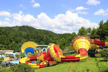 Ashland / DSM Resin Fiberglass Water Slide Tantrum Valley Water Park Rides 16m
