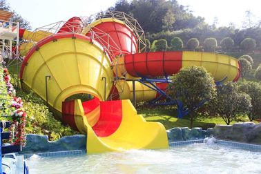 Huge Fiberglass Water Slides Lembah Tantrum Untuk Remaja / Peralatan Water Park