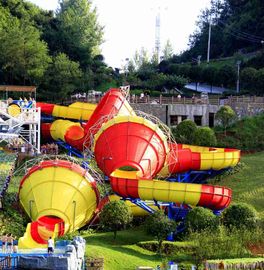 Galvanis Carbon Steel Structure Water Slides untuk Adventure Water Park