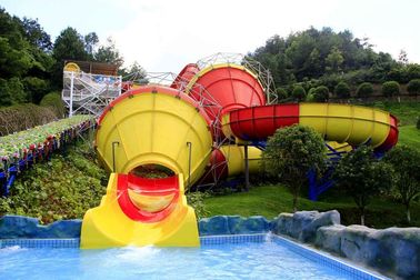 Disesuaikan Fiberglass Klasik Tantrum Valley Water Park Rides 1 Tahun Garansi