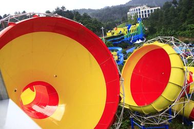 Disesuaikan Fiberglass Klasik Tantrum Valley Water Park Rides 1 Tahun Garansi