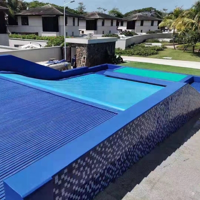 Surfing Flowrider yang Menarik Bermotor Ride Extreme Sport Fun 21.7m * 13.4m Untuk Water Park