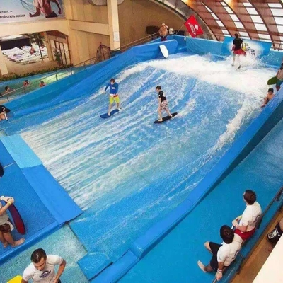 Amusement Park Rides Surfboard Skateboard untuk Single, Surfing Simulator untuk Aqua Park
