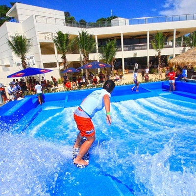 Novelty Flowrider Air naik, Dua Surfers Surf Skateboard Untuk Water Park / Disesuaikan