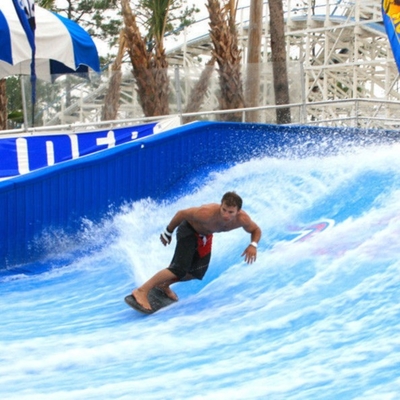 Simulasi Flowider Air olahraga menaiki ombak dgn papan luncur Theme Park Peralatan Surf Boarding