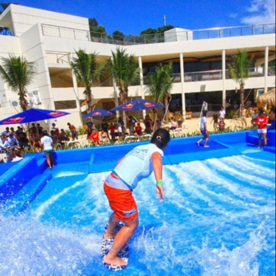 Simulasi Flowider Air olahraga menaiki ombak dgn papan luncur Theme Park Peralatan Surf Boarding