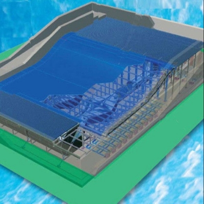 Aqua luar Mainkan Flowrider Air naik Untuk Skateboarding Surfing Sport