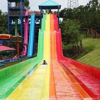 Pengembang Taman Air Slide Air Serat Kaca, Slide Balapan