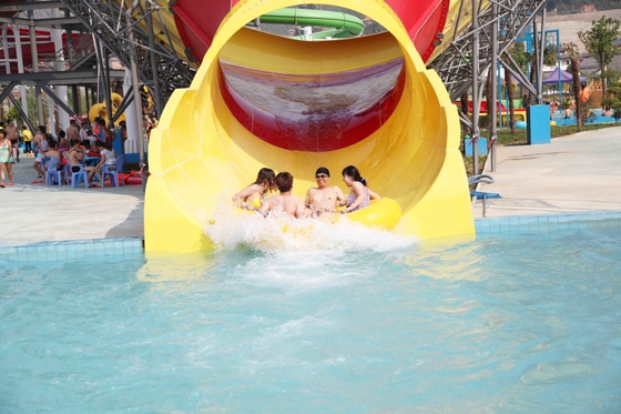 Slide Water Park Peralatan super Tornado air atas Ground Pool Waterslide