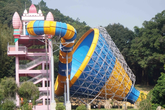 Water Park Peralatan Dewasa air besar Slide 4 Orang Naik