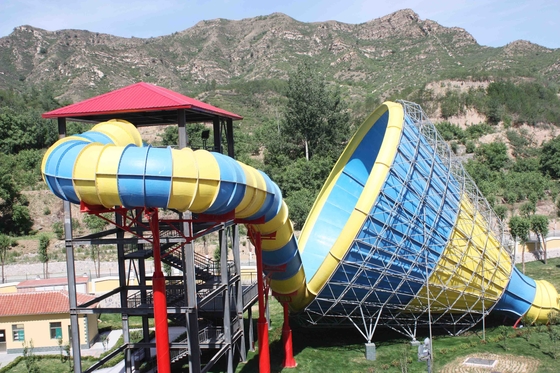 Kualitas Terbaik Hiburan Fiberglass Water Slide untuk Taman Air Petualangan di China