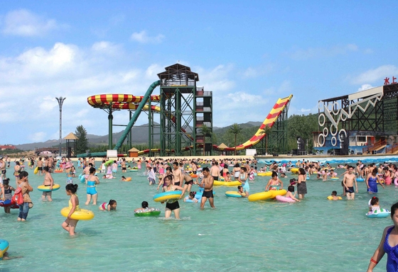 Fiber Glass Aqua Park Peralatan, Taman Air Objek wisata untuk Hotel Proyek