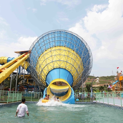 Water Park Peralatan Dewasa air besar Slide 4 Orang Naik