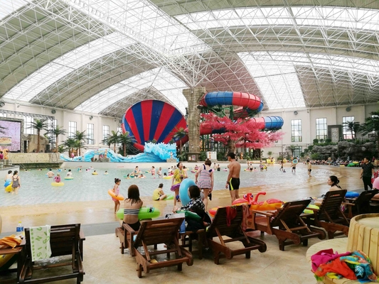 Peralatan Taman Bermain Air / Semprotan Air Fiberglass di Taman Air Bertema