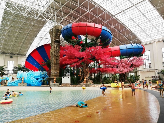 Aqua Park Dewasa Dan Anak Tornado Water Slide besar Disesuaikan