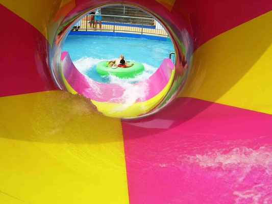 Fiberglass Komersial Keluarga Water Slide Untuk Rumah, 16m Tinggi