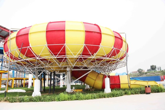 Slide Aqua Park Peralatan Ruang Bowl Air Dengan Kapasitas Tinggi 720 Riders / h
