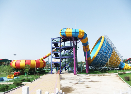 Air Playground Peralatan Fiberglass air Slides, Super Bowl air Slide