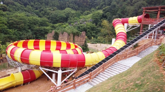 Theme Park Peralatan Ruang Bowl Water Slide Supper Crater Van untuk 2 Orang