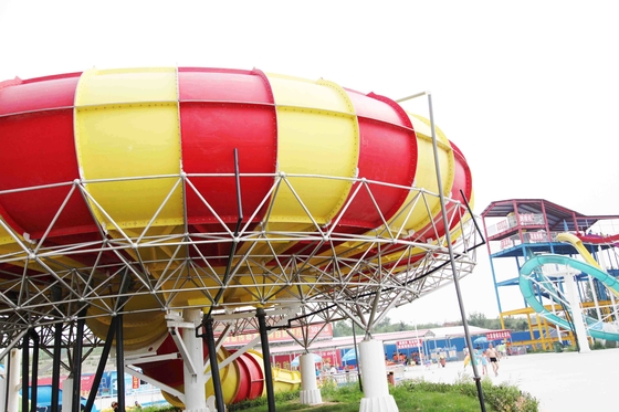 Giant Platform Fun Aqua Park Custom Water Slides / Peralatan Playground Air