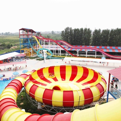 Giant Platform Fun Aqua Park Custom Water Slides / Peralatan Playground Air