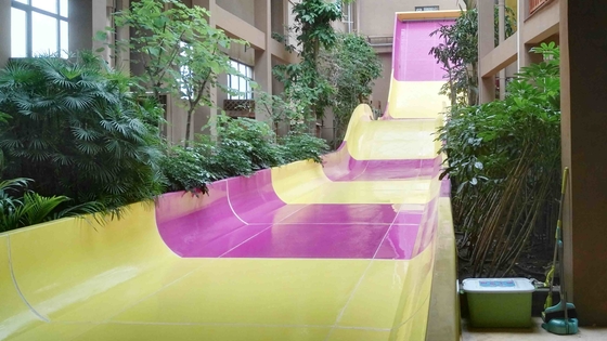 Raksasa Aqua Park Peralatan Menyenangkan Kolam Renang Fiberglass Waterslides