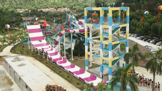 Raksasa Aqua Park Peralatan Menyenangkan swwiming Renang Waterslides Untuk Water Park