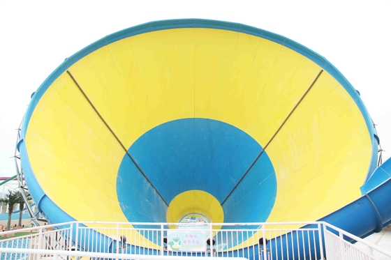 Fiberglass kecil Water Slide untuk interaksi keluarga di taman bermain air anak-anak untuk Water Park