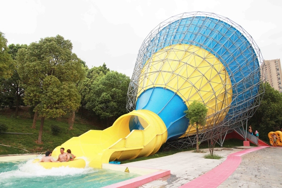 Kuat Besar Tornado Fiberglass Water Slides SGS Sertifikat CE untuk Water Park