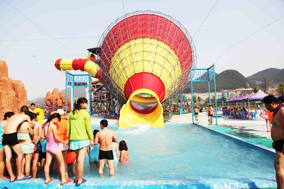 Di luar Slides Water Fiberglass untuk orang dewasa, 14.6m Platform Tinggi