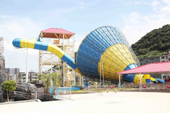 Di luar Slides Water Fiberglass untuk orang dewasa, 14.6m Platform Tinggi