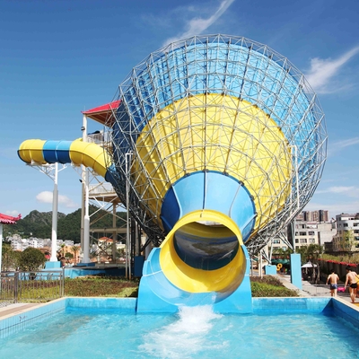Disesuaikan Fiberglass Water Slides untuk Family / Aqua Play Water Park