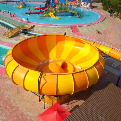Air Playground Peralatan Fiberglass air Slides, Super Bowl air Slide