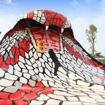 Slide Amusement Park Fiberglass Air Dewasa Dengan Carbon Galvanized Rangka Baja